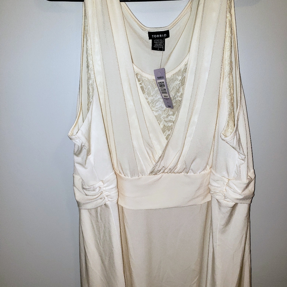 Torrid lace illusion tank